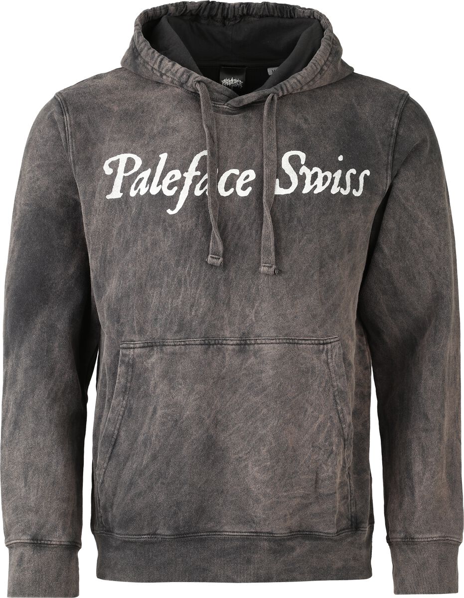 Felpa con cappuccio  di Paleface Swiss - Withering Flowers - S a XXL - Uomo - grigio