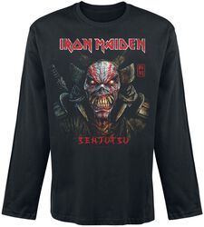Senjutsu Back Cover, Iron Maiden, Langarmshirt