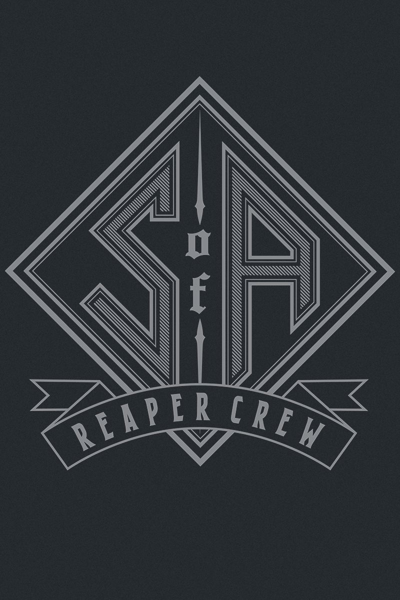 Sons Of Anarchy Symbols Kapuzenpullover schwarz