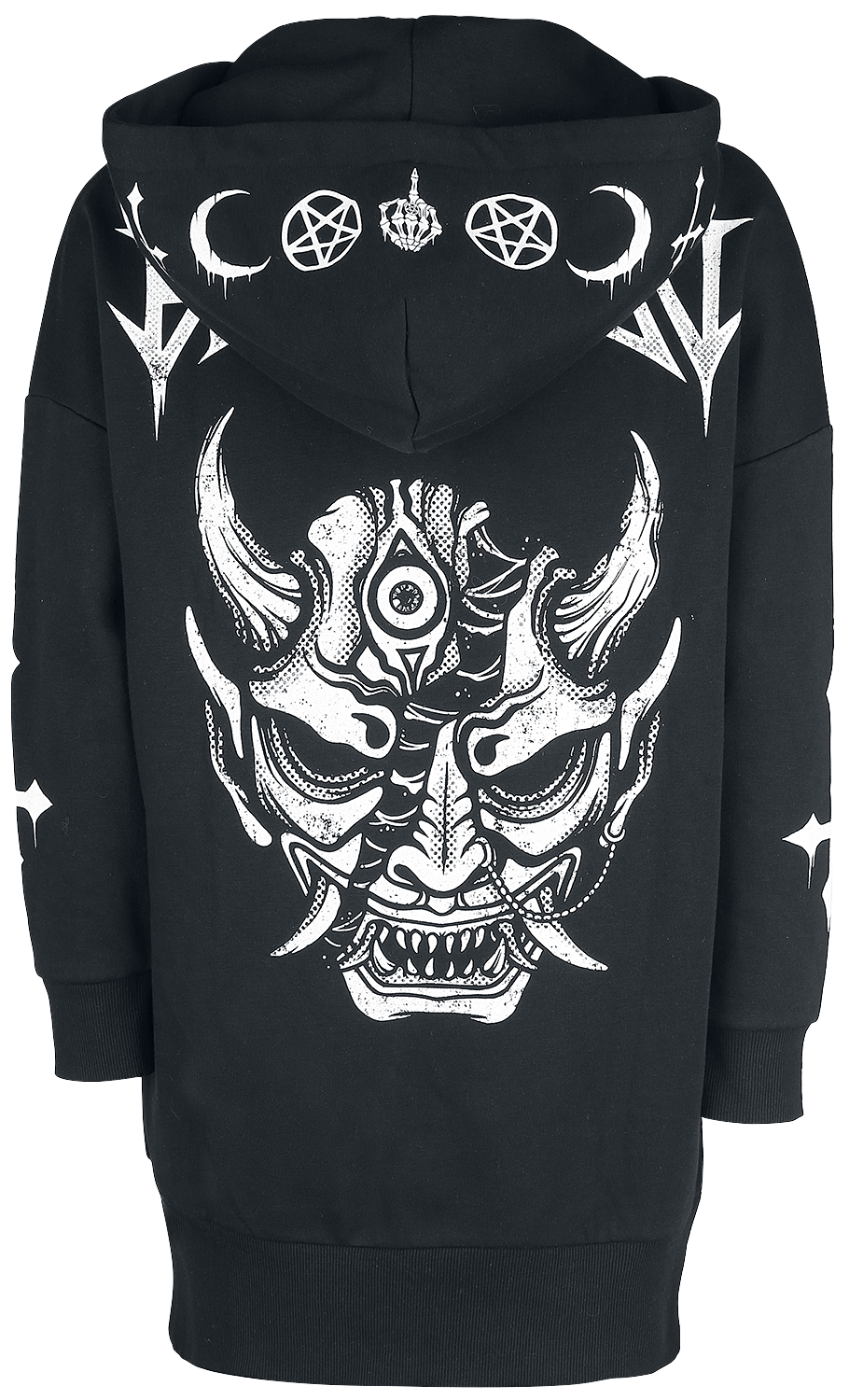 Black Blood by Gothicana Demonic Skull Kapuzenpullover Kapuzenpullover schwarz