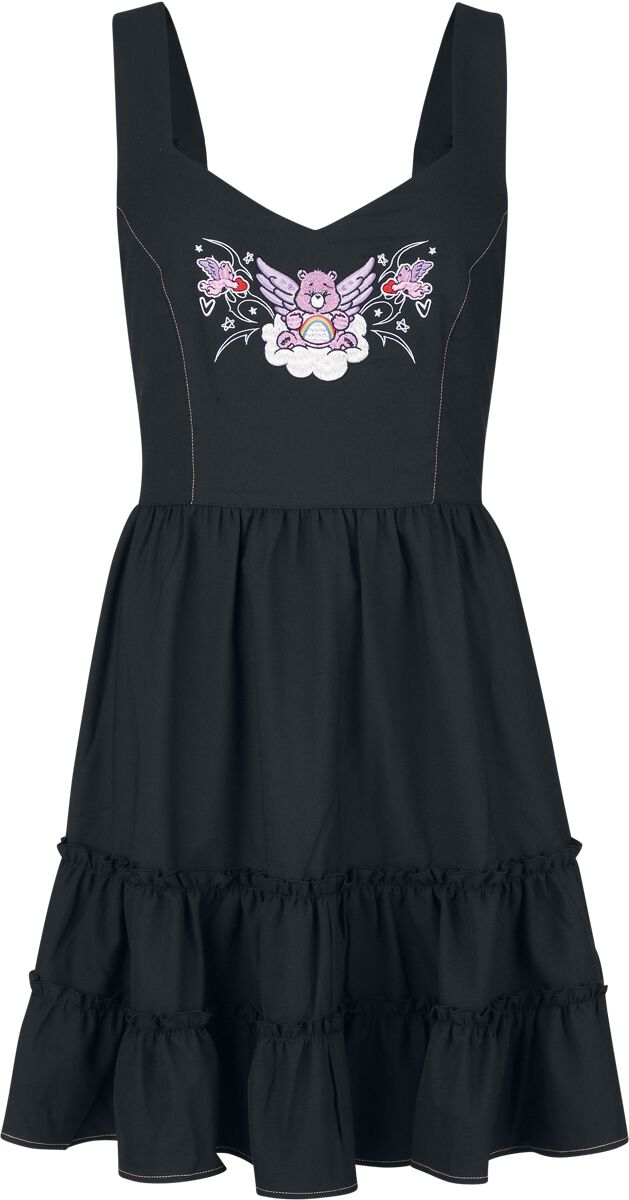 Kurzes Kleid - Cheer Bear Dress - XS bis XXL - für Damen - Größe XL - schwarz - Frauen - female