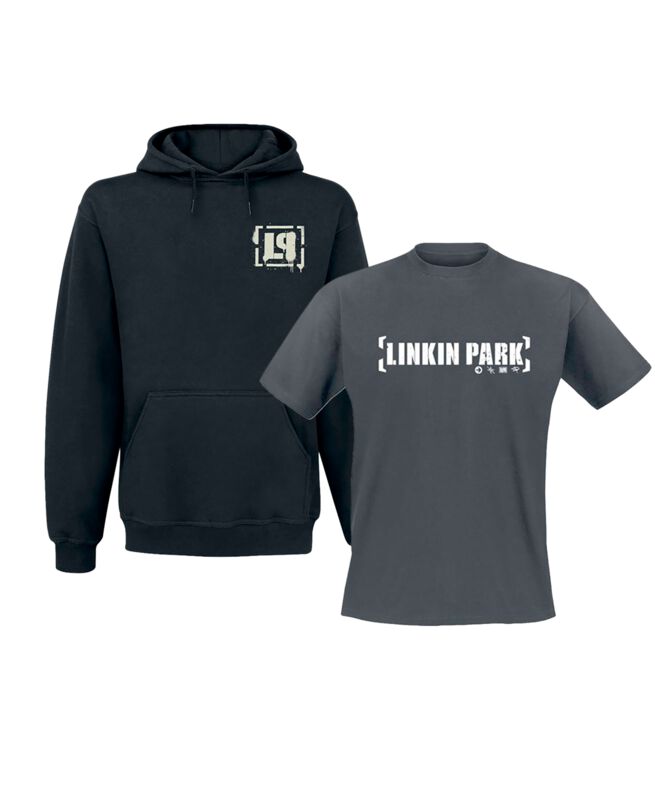 Sweat-shirt à capuche  de Linkin Park - Fan Bundle - S à XXL - pour Homme - noir