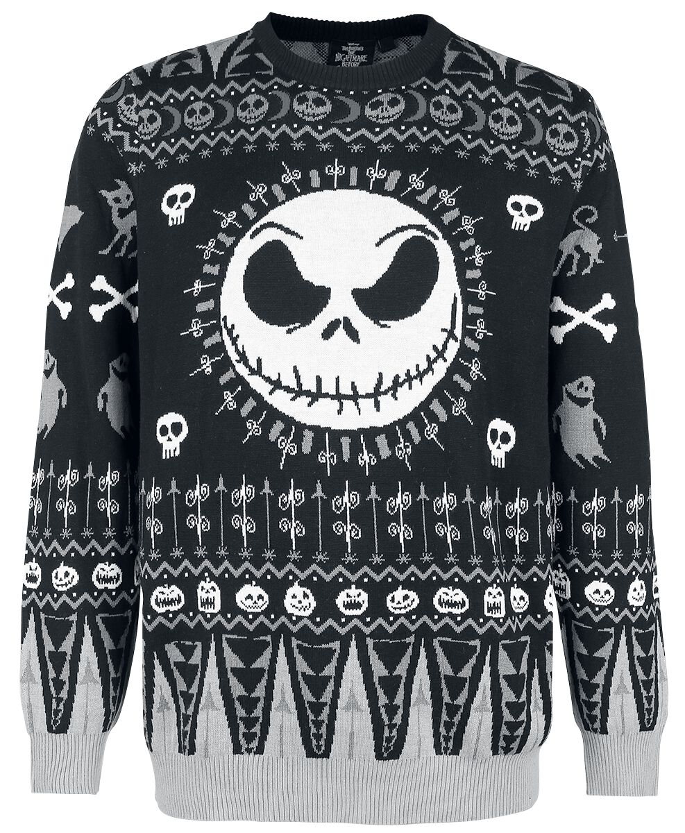 The Nightmare Before Christmas Jack Weihnachtspullover multicolor