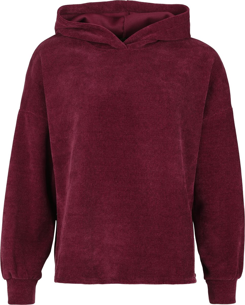 4068143366656 - Cosy Cord Kapuzenpullover rot in S
