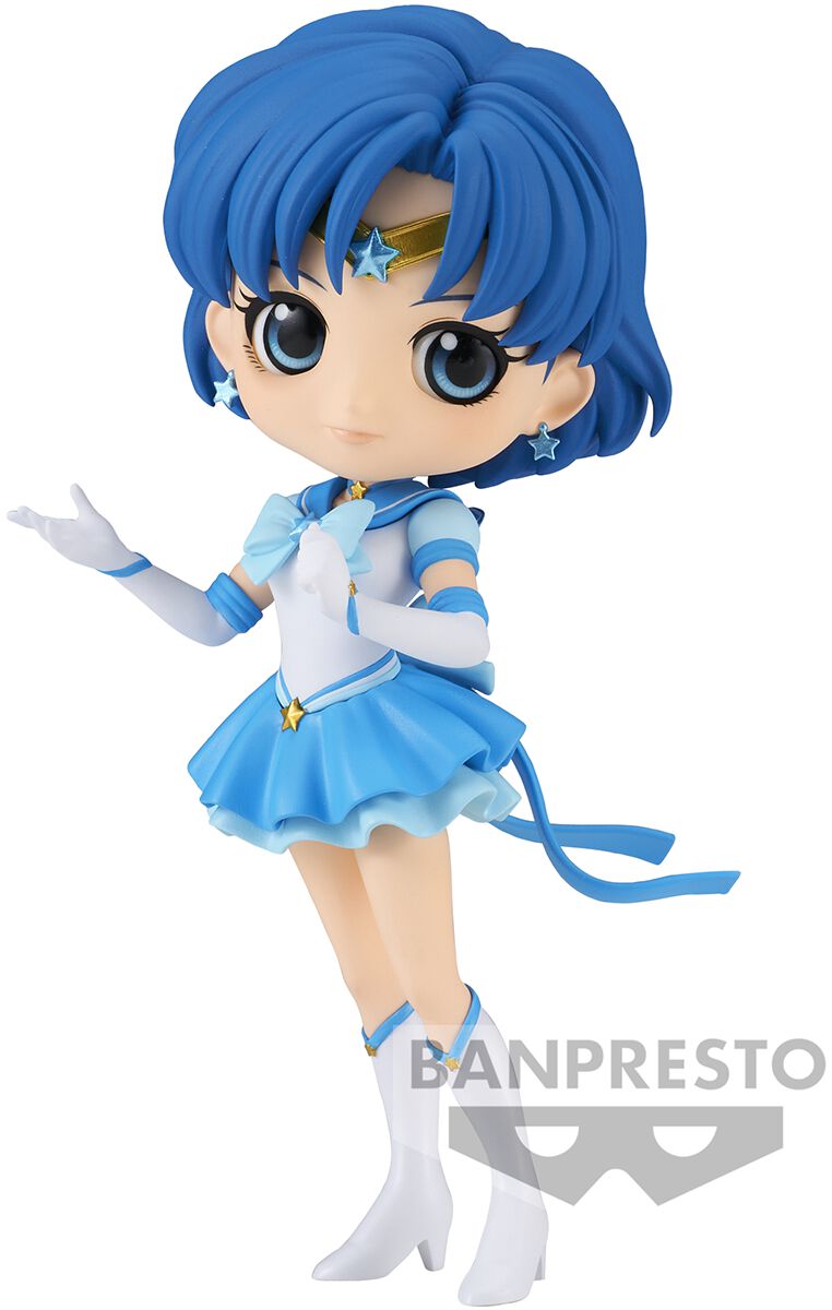 Sailor Moon Sammelfiguren – Sailor Moon Cosmos – Banpresto – Eternal Sailor Mercury Ver. A Q Posket – multicolor – Lizenzierter Fanartikel Sailor Moon Sammelfiguren – Sailor Moon Cosmos – Banpresto – Eternal Sailor Mercury Ver. A Q Posket – multicolor – Lizenzierter Fanartikel
