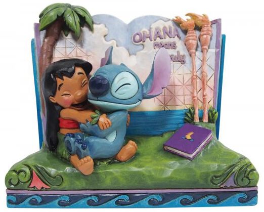 Lilo & Stitch - Disney Statue - Stich Story Book   - Lizenzierter Fanartikel