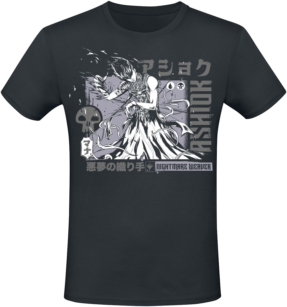 Magic: The Gathering - Gaming T-Shirt - Ashiok - S bis XXL - für Männer - Größe L - schwarz  - EMP exklusives Merchandise!
