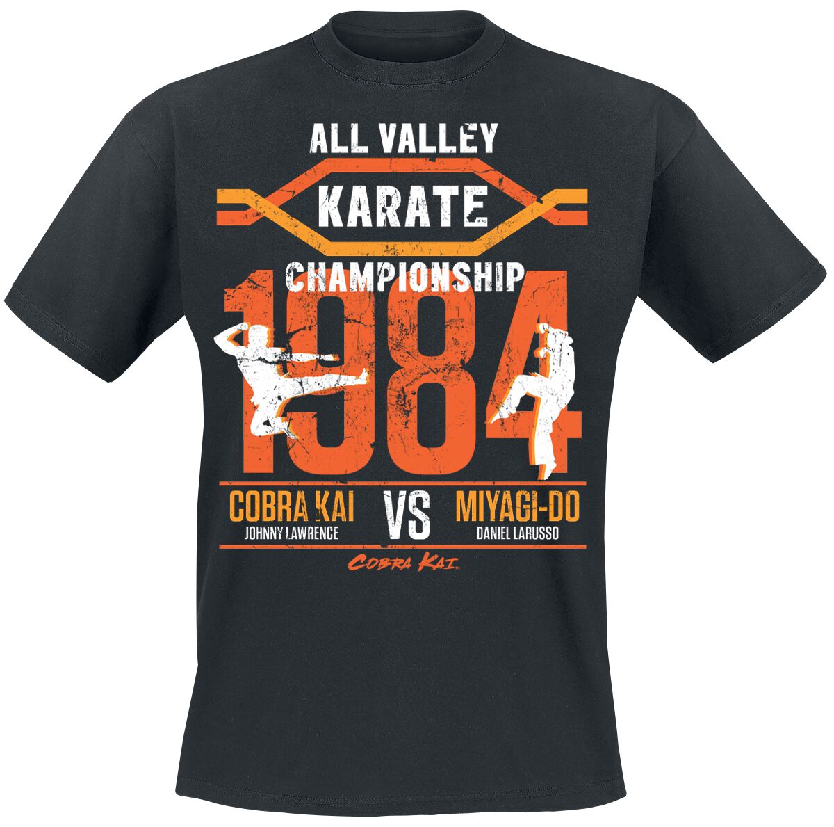 Cobra Kai All Valley Championship T-Shirt schwarz in XXL SP-1-CK 013-H60-13- BK-XXL