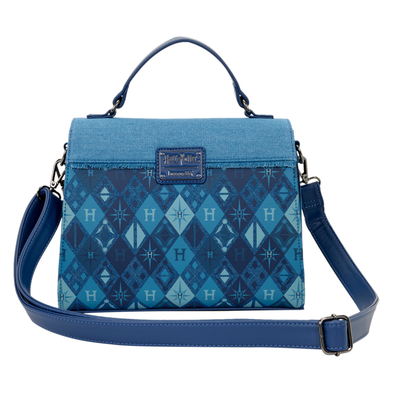 Thumbnail - Harry Potter Loungefly - Hogwarts Denim Handtasche dunkelblau