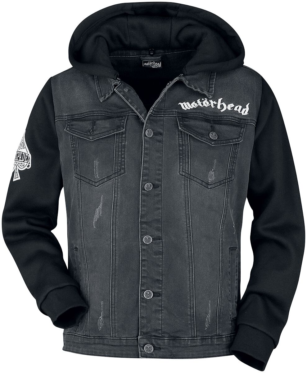 Motörhead EMP Signature Collection Jeansjacke dunkelgrau schwarz in XL