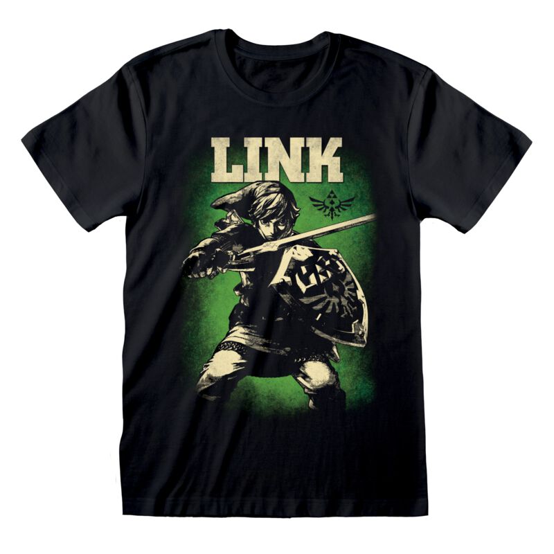 The Legend Of Zelda - Gaming T-Shirt - Hero Of Hyrule - S bis XXL - Größe S - schwarz