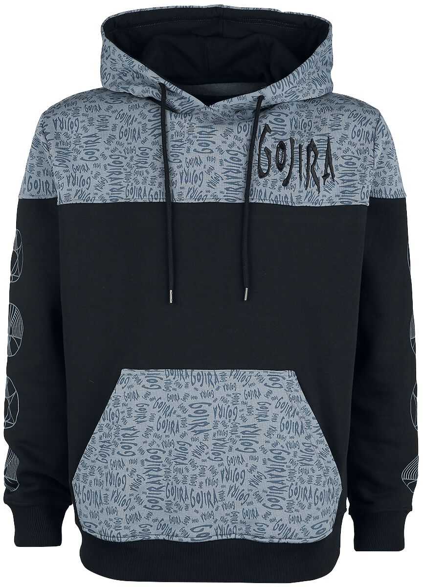 Gojira EMP Signature Collection Hooded sweater black blue