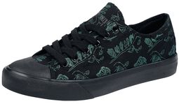 Sneaker mit Butterfly Print, Gothicana by EMP, Sneaker