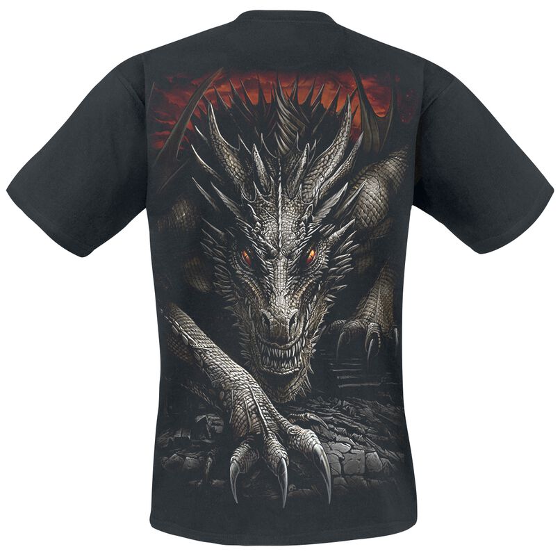 Männer Bekleidung Majestic Draco | Spiral T-Shirt