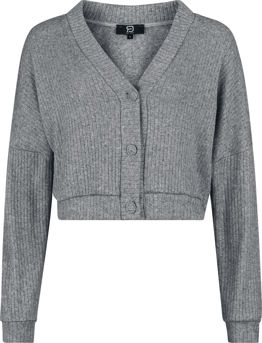 RED by EMP  Cardigan - Basic Jacket - for Women - grey