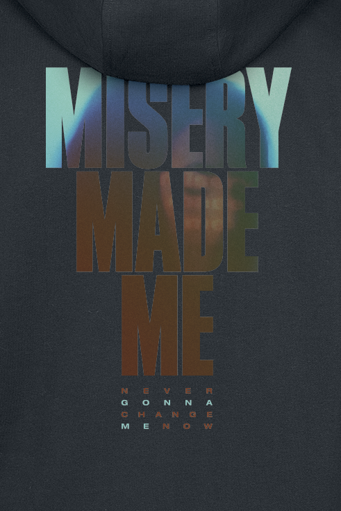 Silverstein Misery Made Me Kapuzenpullover schwarz