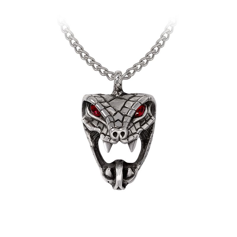 Alchemy Gothic - Gothic Halskette - Snake Bite (Naeddre) - für Damen - silberfarben