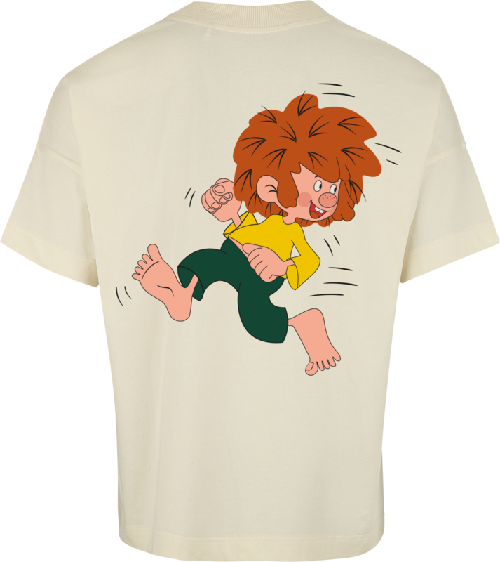 🏷️ T-Shirt Oversize  de Pumuckl - Kobold - Oversize - beidseitig bedruckt - pour Homme