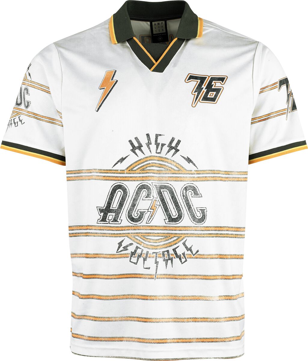 Trikot - High Voltage Rock FC - S bis 5XL - für Männer - Größe 4XL - weiß - Lizenziertes Merchandise! - Männer - male