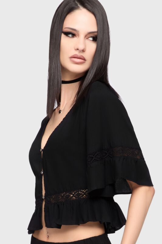 Celestial Summer - Midnight Vale Blouse Killstar - Bluse -