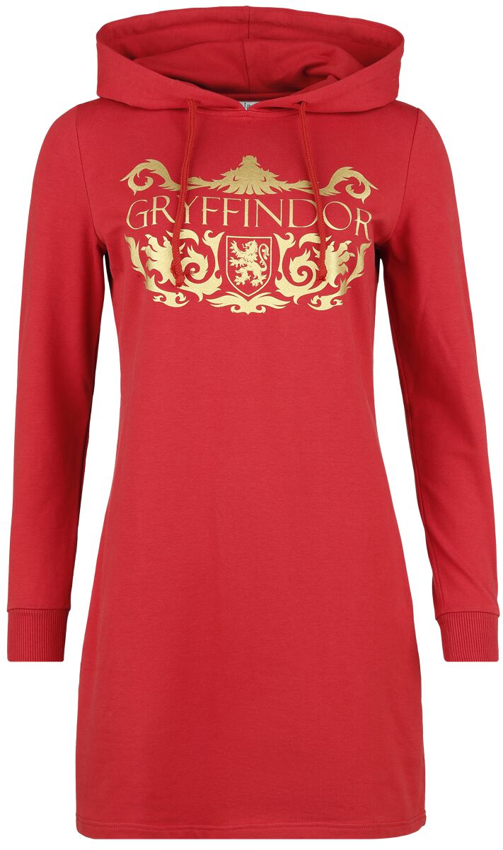 Harry Potter Gryffindor Mittellanges Kleid rot in S