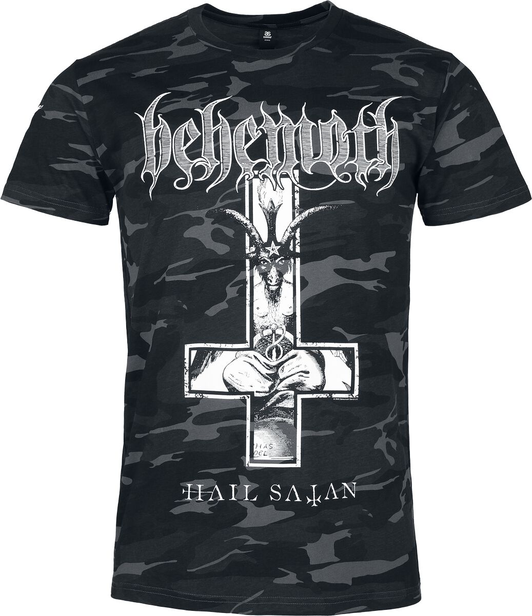 4068143328548 - Hail Satan - The Unholy Trinity Tour 2025 T-Shirt black camo in XL