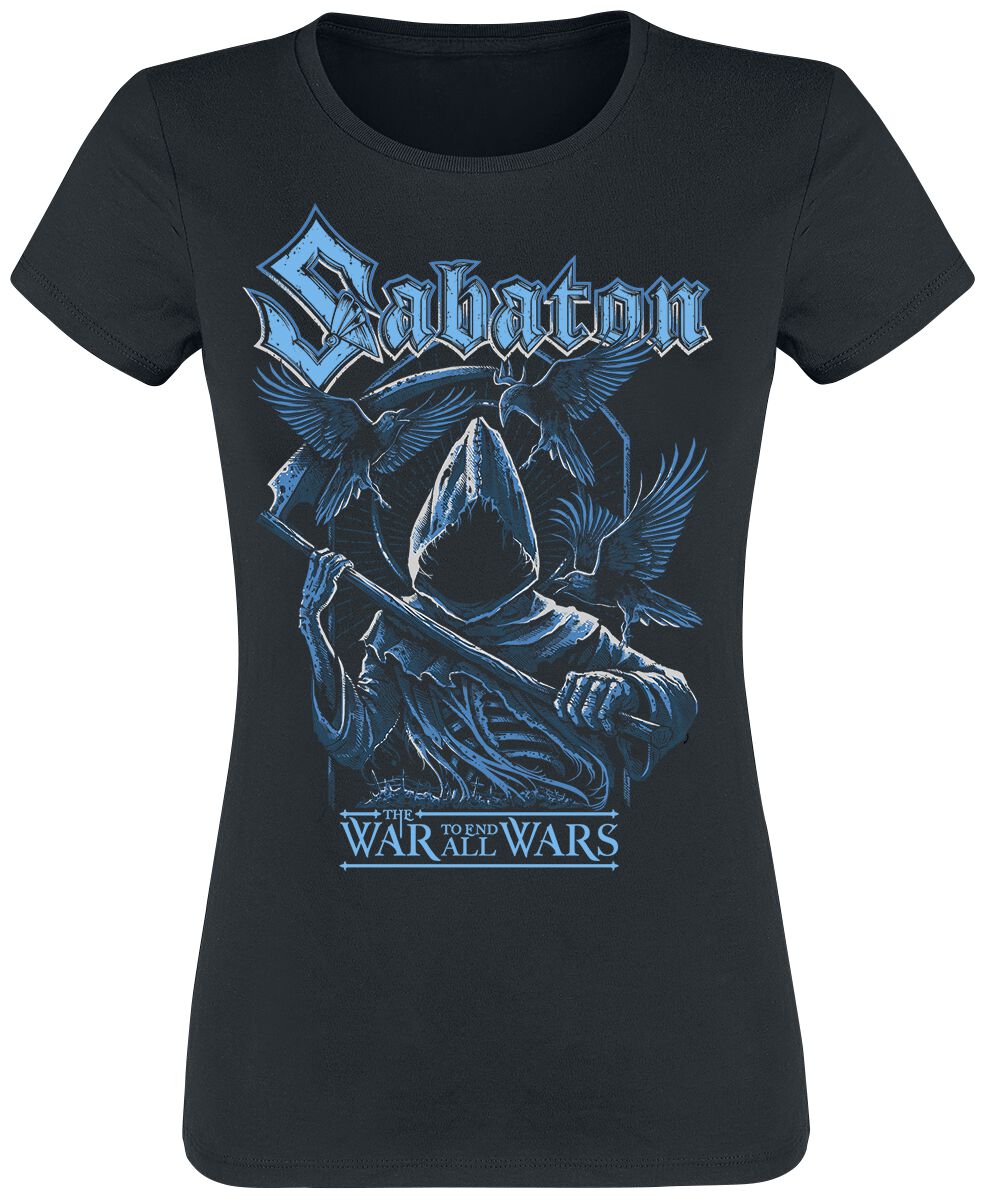 T-Shirt Manches courtes de Sabaton - Reaper - S à XXL - pour Femme - noir