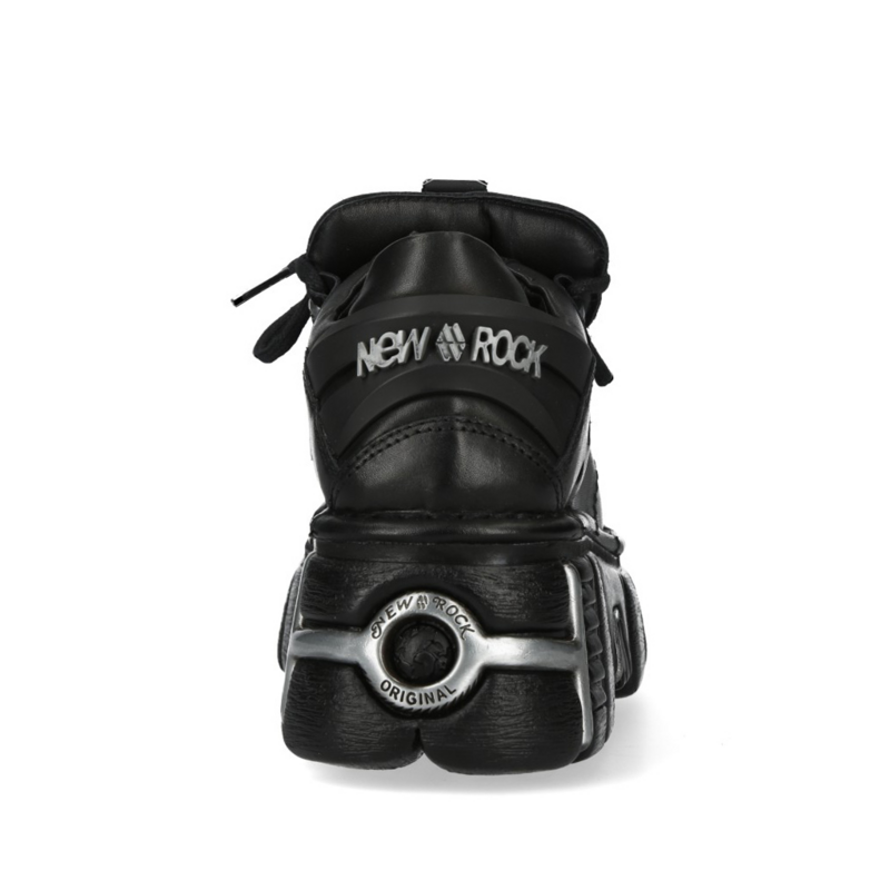 8434545619878 - METALLIC M-120N-C26 Schnürschuh schwarz in EU45