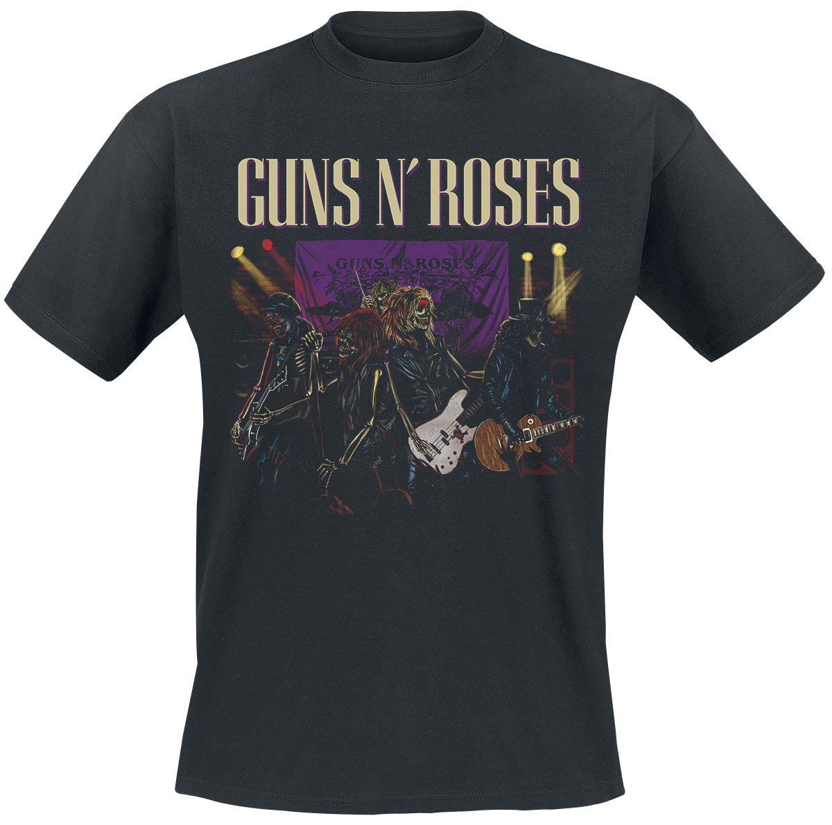 Guns N' Roses - It's So Easy Skeleton Group - T-Shirt - black image