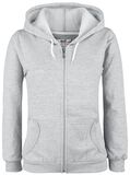 Women´s Full-Zip Hooded Sweatshirt, Anvil Knitwear, Kapuzenjacke