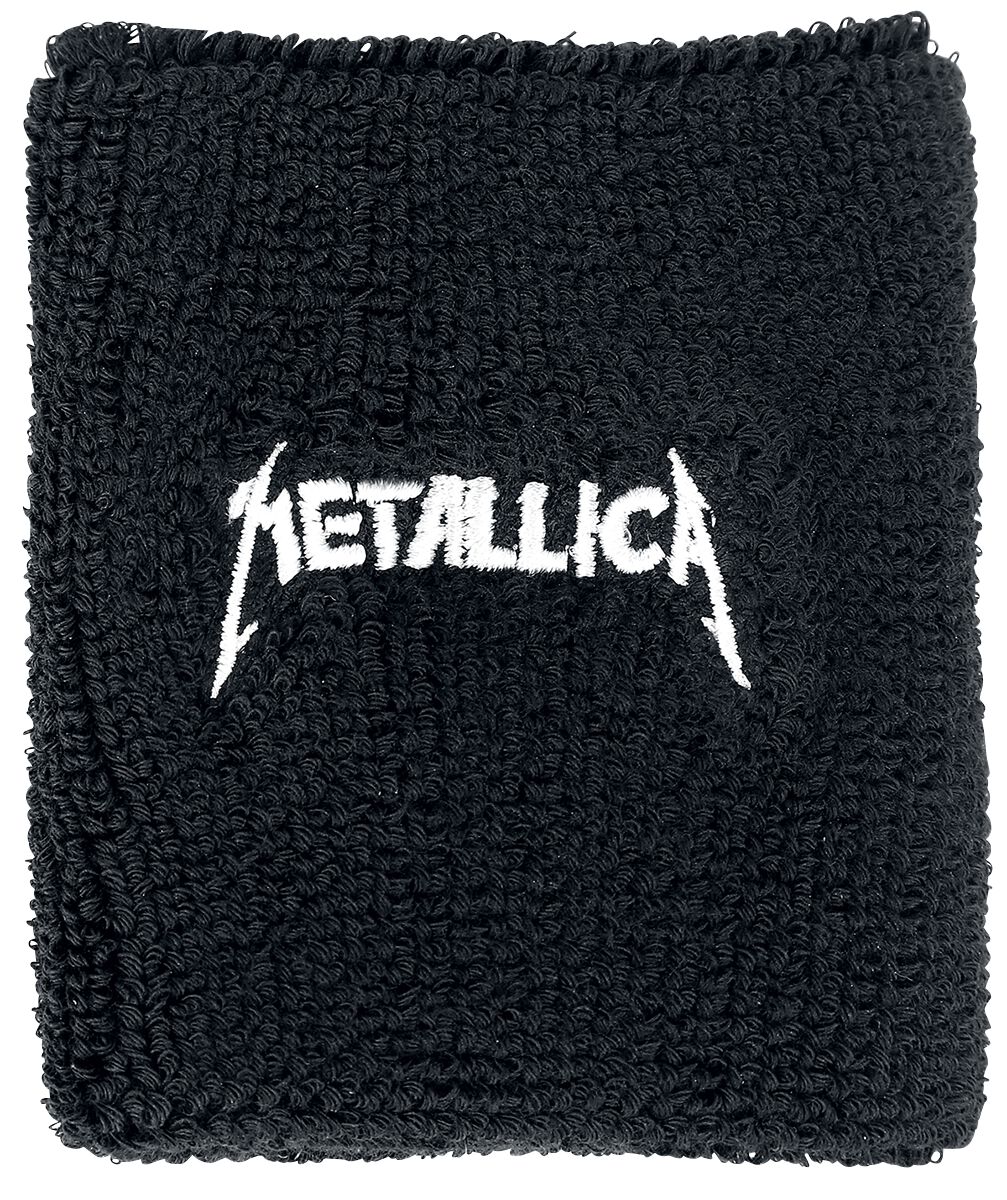 Metallica Logo - Wristband Schweißband schwarz