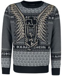 Holiday Sweater Gold, Rammstein, Weihnachtspullover