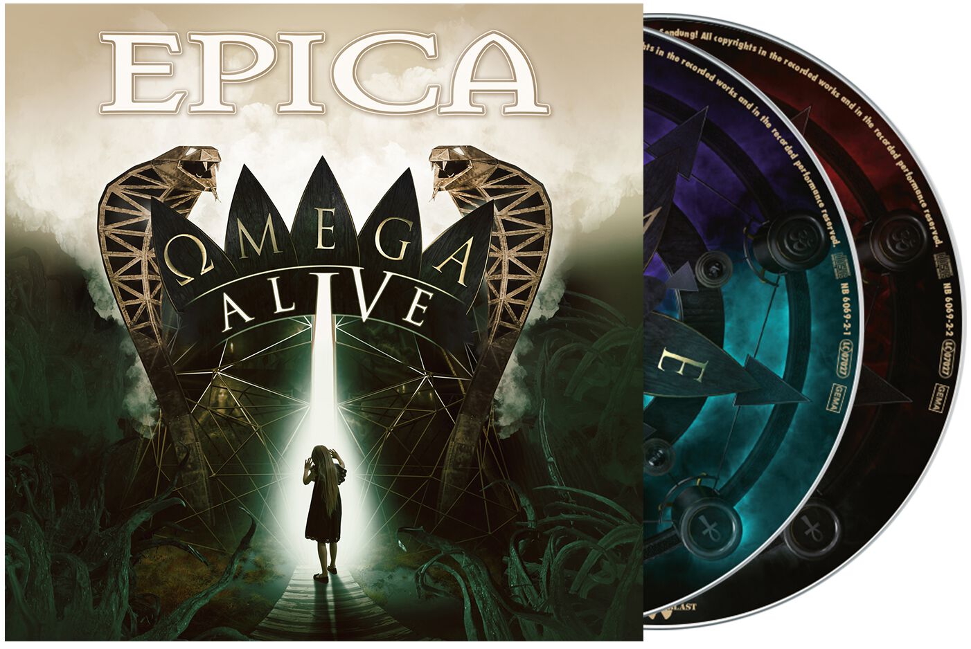 Image of Epica Omega Alive 2-CD Standard