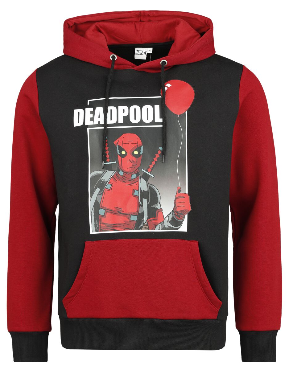 Image of Felpa con cappuccio di Deadpool - Deadpool - Balloon - S a 3XL - Uomo - multicolore