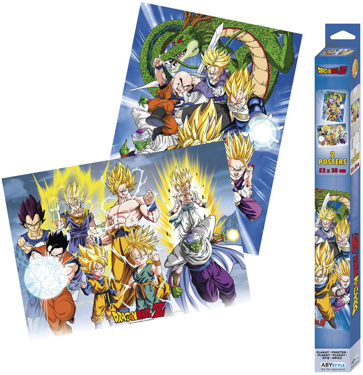 Image of Dragon Ball Z - Groups - Poster 2er Set Chibi Design Poster multicolor