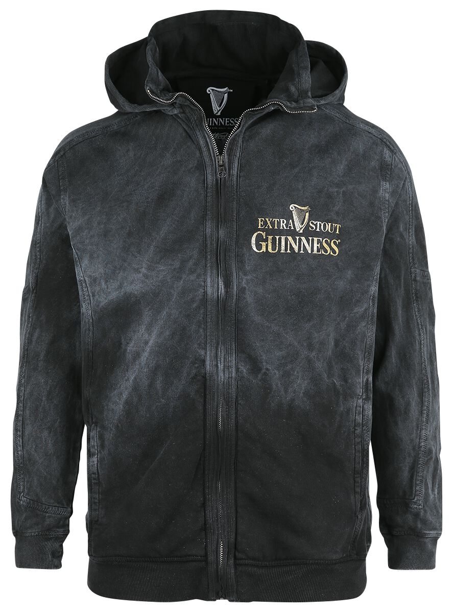 Guinness Extra Stout Hooded zip black
