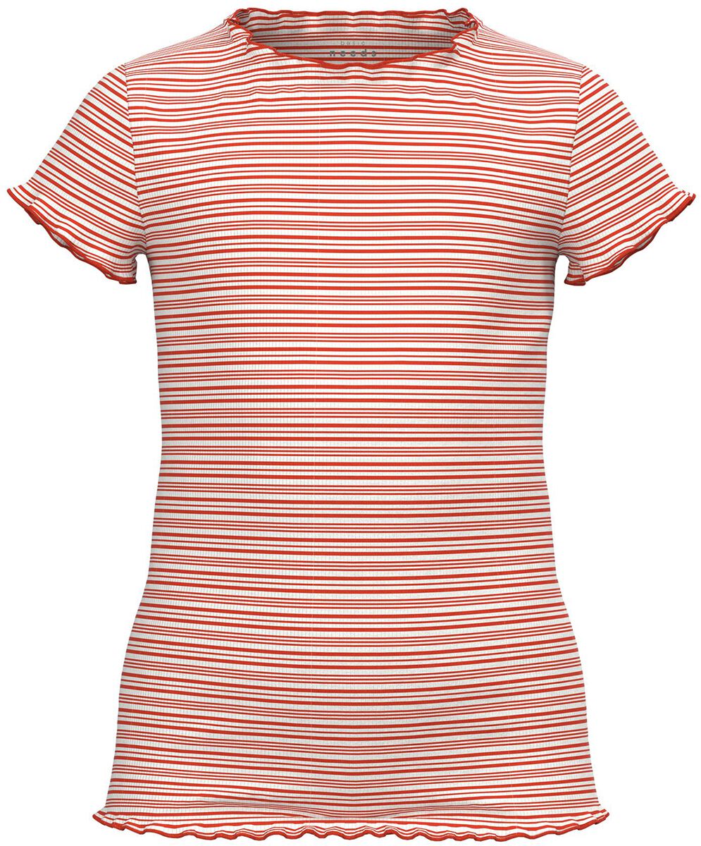 Emma Slim Top T-Shirt orange von name it