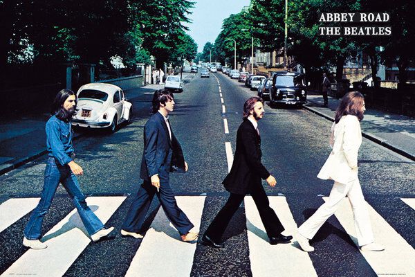 Levně The Beatles Abbey Road plakát vícebarevný