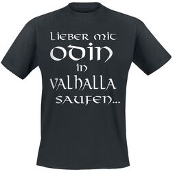 Odin in Valhalla, Alkohol & Party, T-Shirt