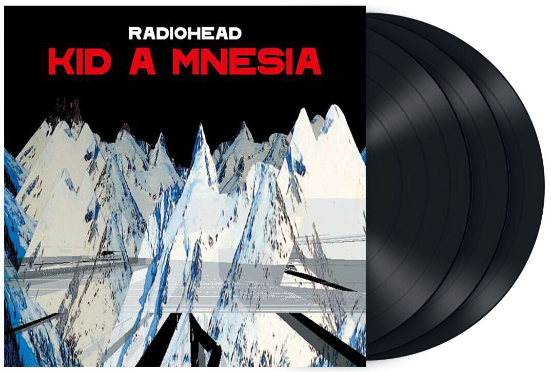 Image of Radiohead Kid A Mnesia 3-LP schwarz