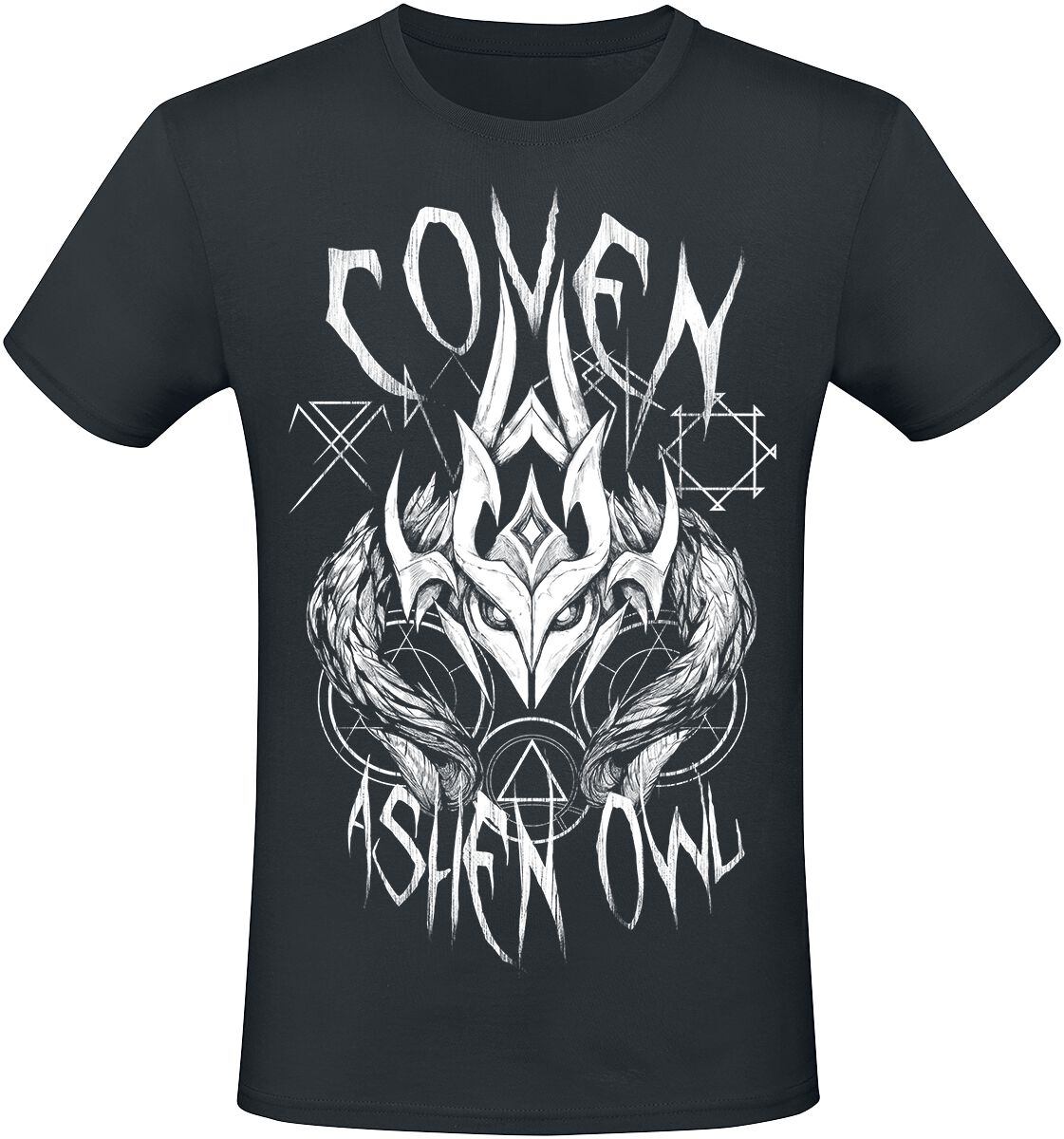 T-Shirt Manches courtes Gaming de League of Legends - Arcane - Coven - Ashen Owl - S - M - pour Homme - noir