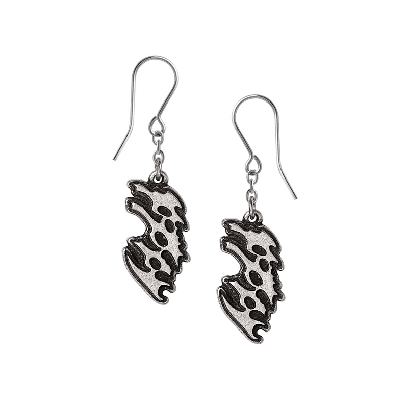 Poppy  Earrings - Logo - silver-coloured