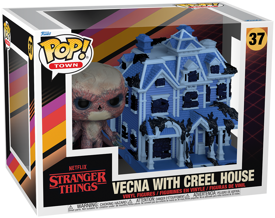 Stranger Things - Season 4 - Vecna with Creel House (Pop! Town) Vinyl Figur 37 - Funko Pop! Figur - multicolor