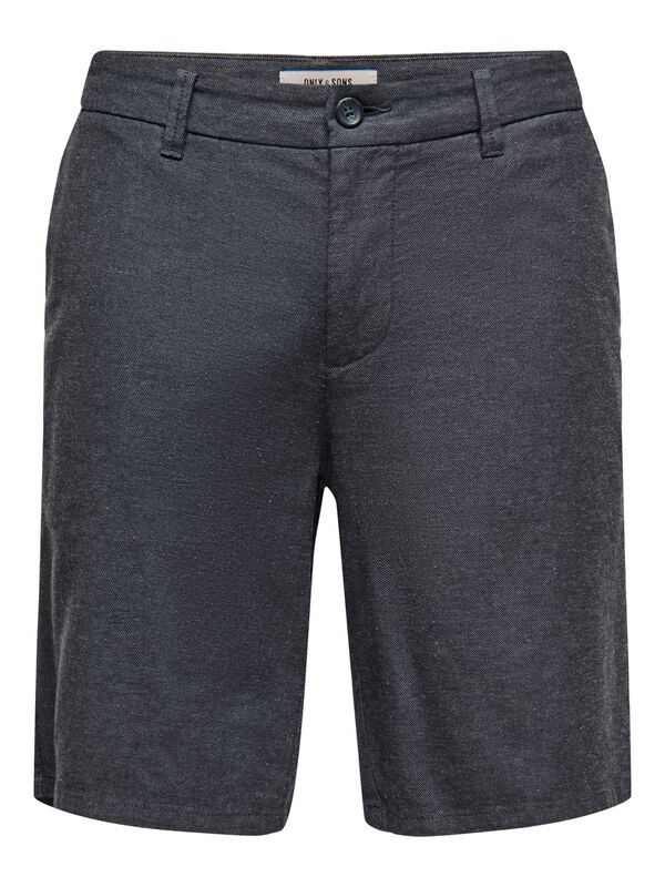 ONLY and SONS Short - ONSMARK 0011 COTTON LINEN SHORTS NOOS - S bis XXL - für Männer - Größe XL - schwarz
