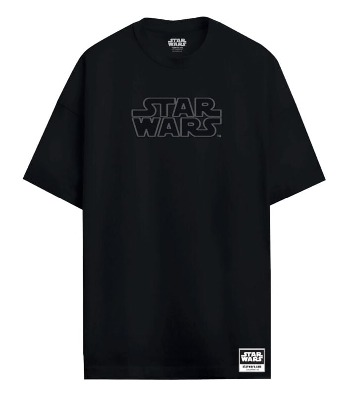 Star Wars - Disney T-shirt - Logo - S till XXL - Herrer - sort