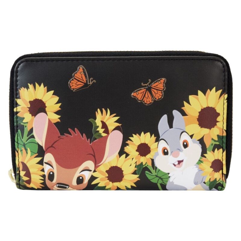 Bambi - Disney Geldbörse - Loungefly - Sunflower Friends - für Damen - multicolor  - Lizenzierter Fanartikel