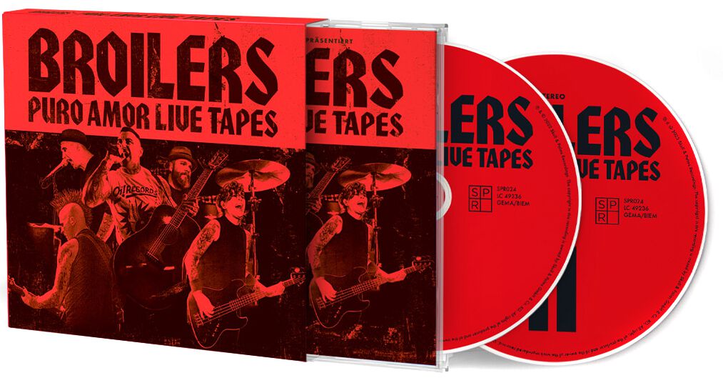 Broilers Puro Amor Live Tapes CD multicolor