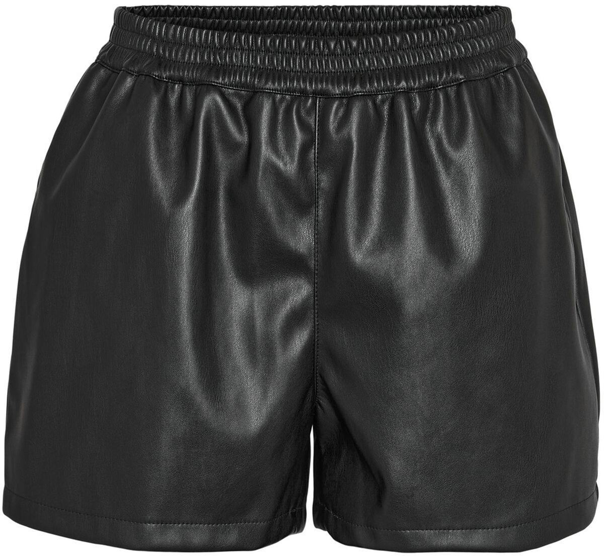 Image of Shorts di Noisy May - NMandy PU HW Shorts WVN NOOS - XS a L - Donna - nero