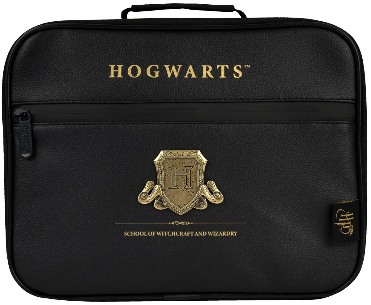 Harry Potter Hogwarts Shield Brotdose schwarz goldfarben
