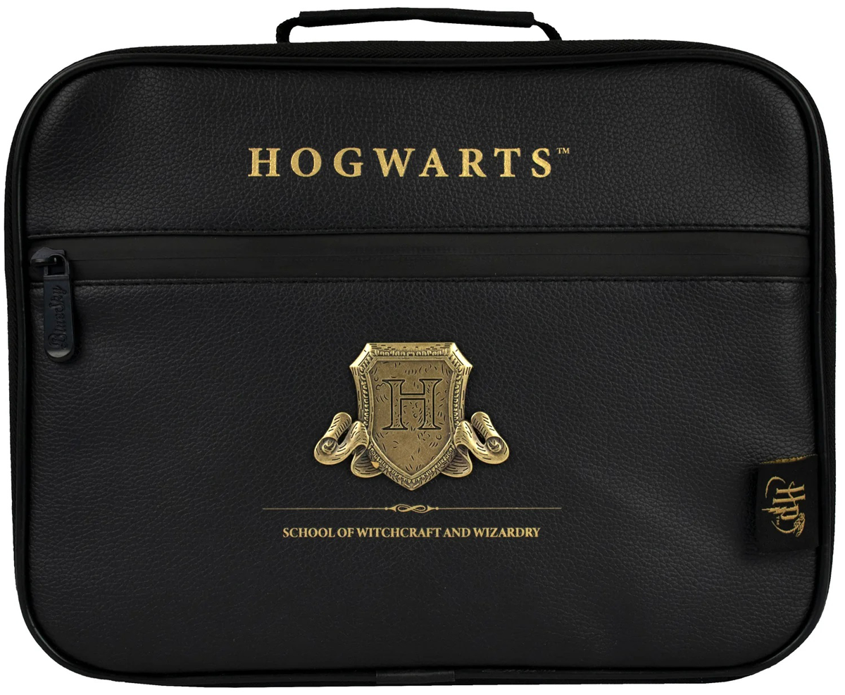 Harry Potter - Hogwarts Shield - Brotdose - schwarz| goldfarben